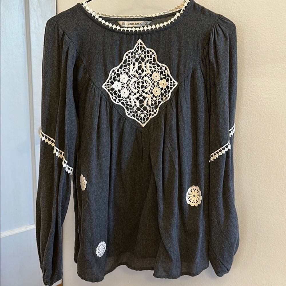 Zara Decorative Blouse
